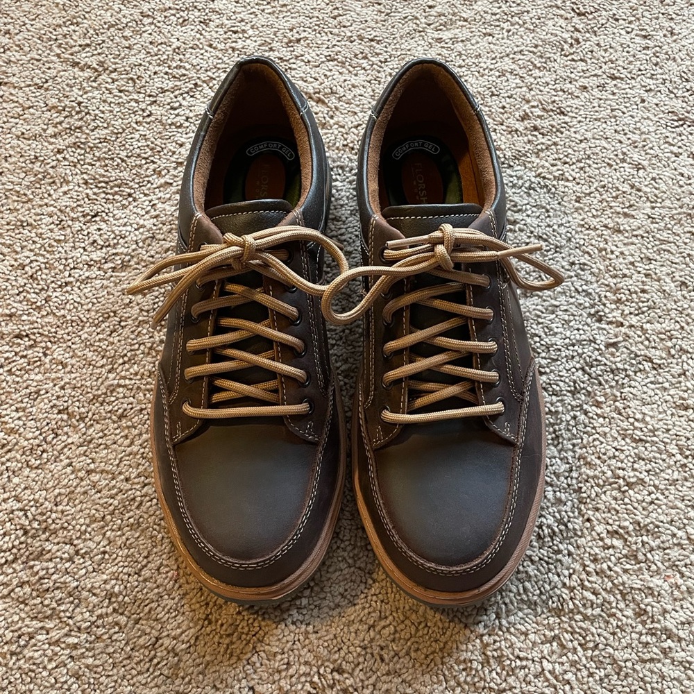❤️SOLD❤️Florsheim Work Gridley Men's Steel Toe Casual Work Shoe Brown Size 9D